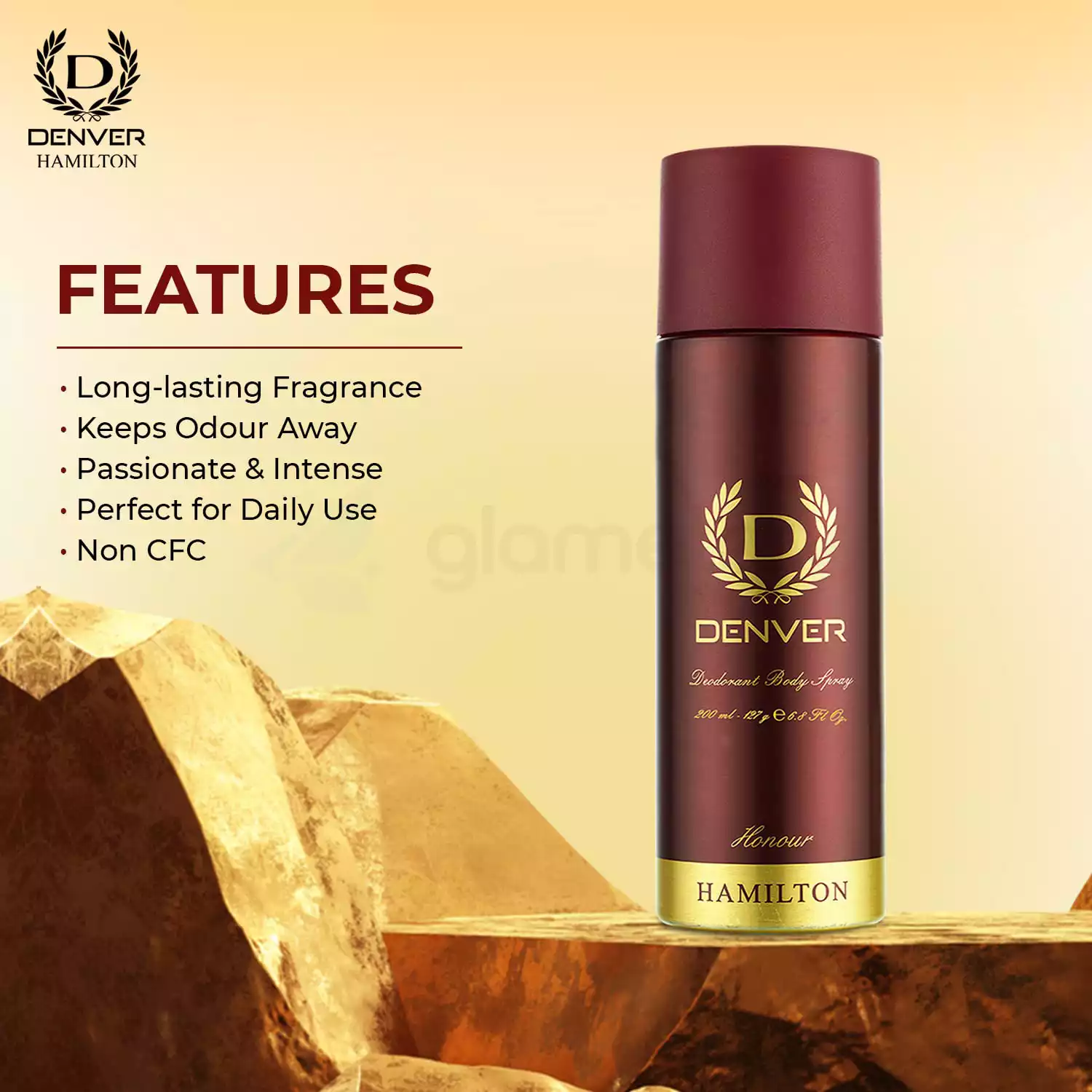 Denver Deodorant Body Spray Honour-165ml thumbnail 5