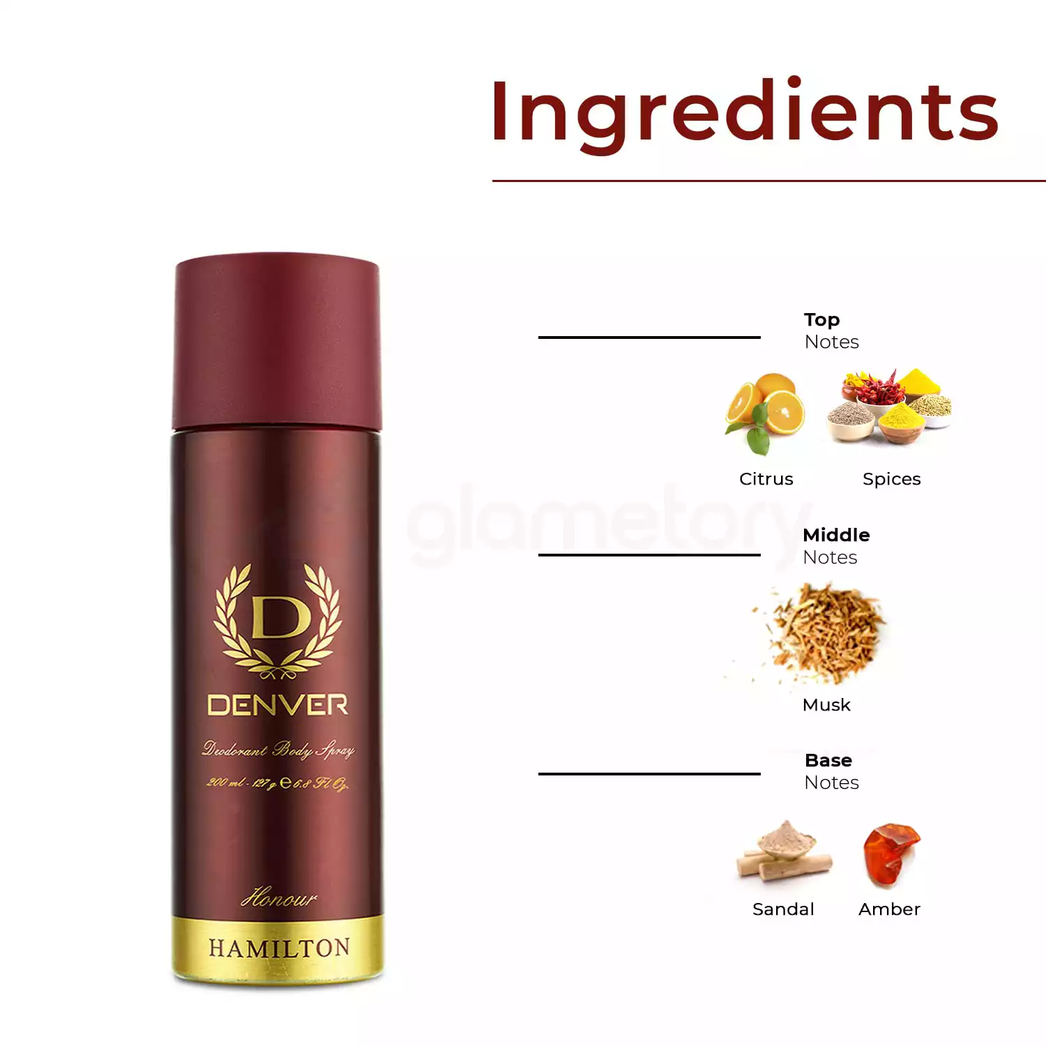 Denver Deodorant Body Spray Honour-165ml thumbnail 6