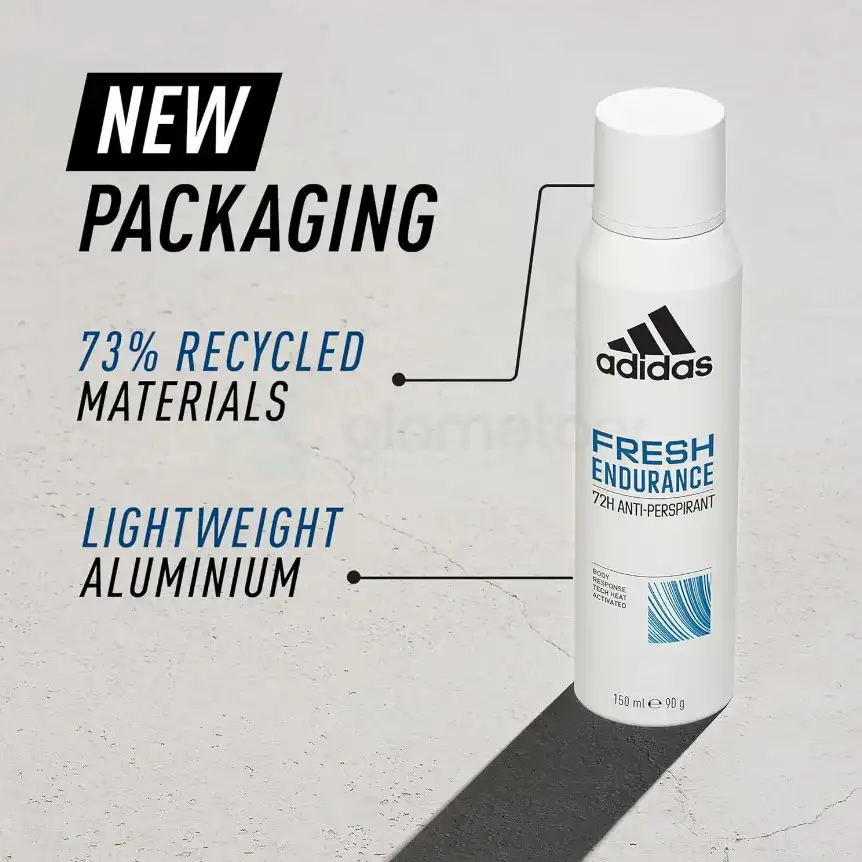 Adidas Fresh Endurance 72H Anti Perspirant Women Deo Spray-150ml thumbnail 3