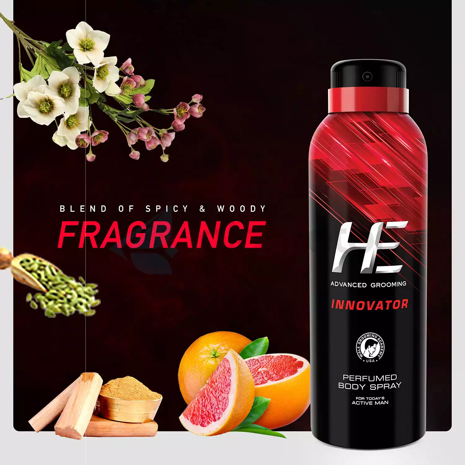 He Advanced Grooming Innovator Perfumed Body Spray-150ml thumbnail 3