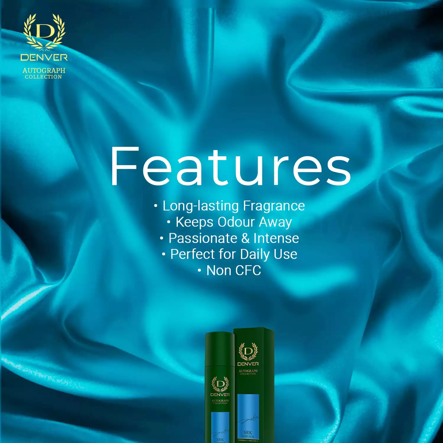 Denver SRK Emperor Autograph Collection Body Spray-140ml thumbnail 5