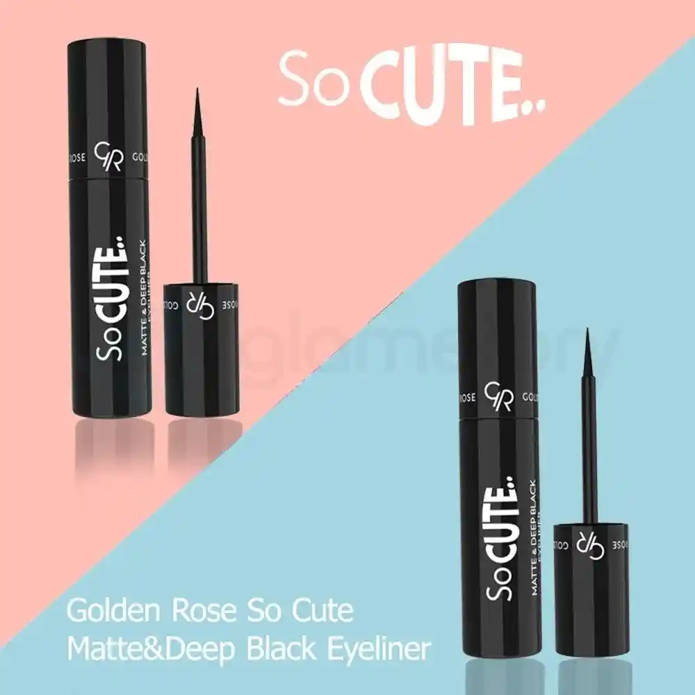 Golden Rose Matte & Deep Black Eyeliner-So Cute thumbnail 4