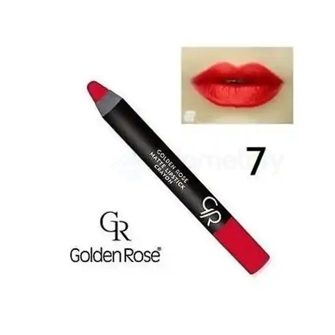Golden Rose Matte Lipstick Crayon-07 thumbnail 3