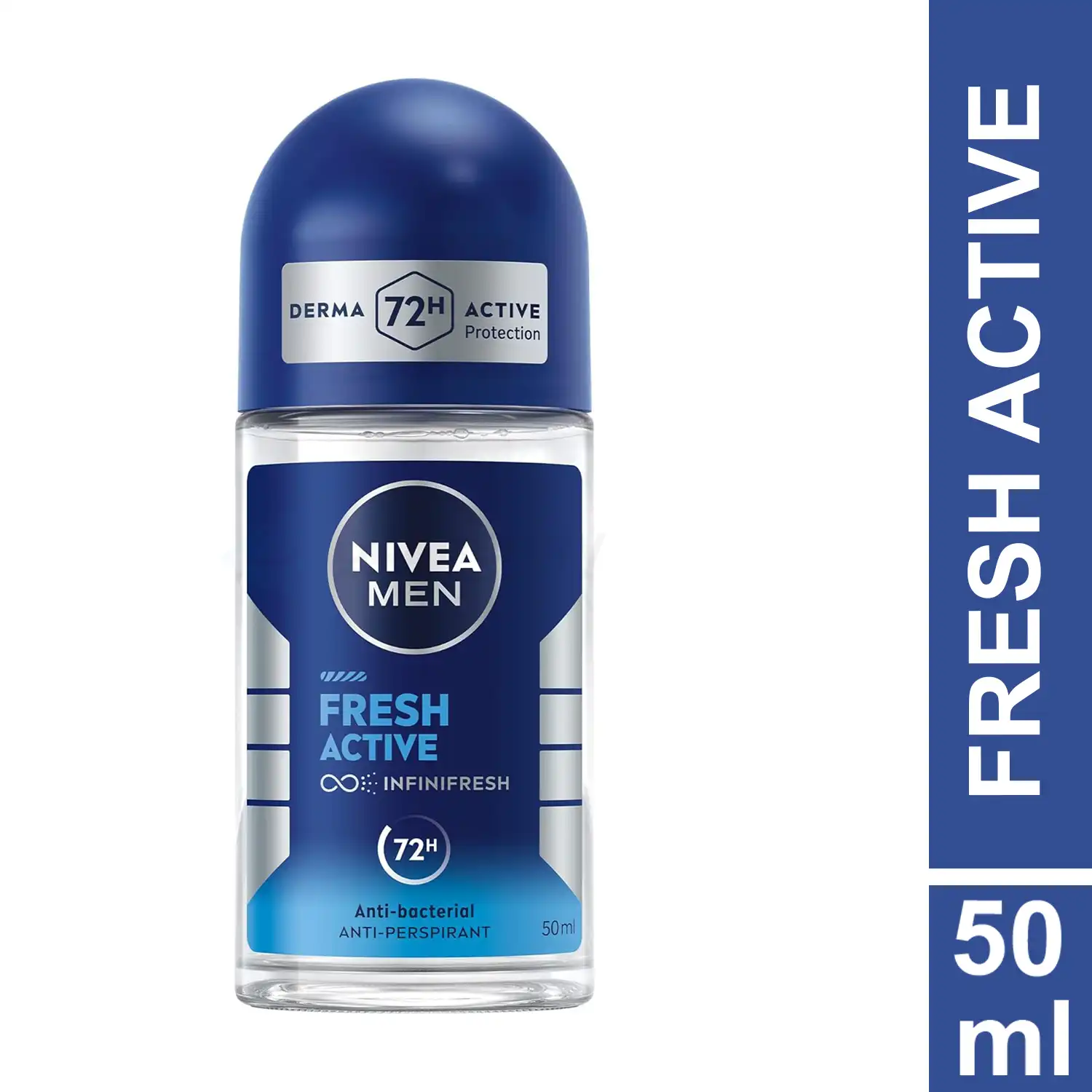 NIVEA MEN Fresh Active 72Hrs Anti Perspirant Roll On-50ml