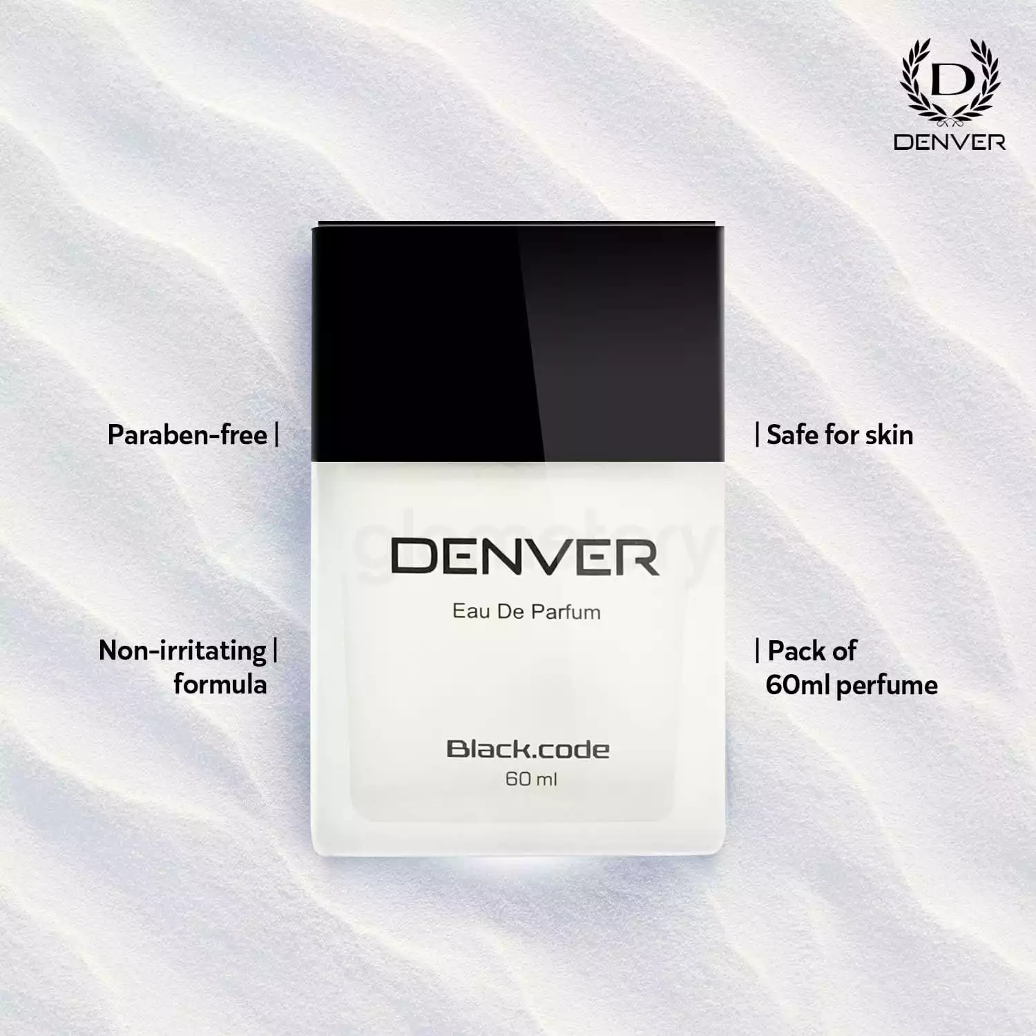 Denver Black Code EDP Perfume For Men-60ml thumbnail 4