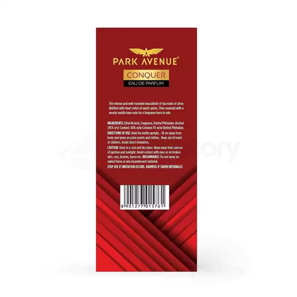 Park Avenue Conquer Eau de Parfum for Men-100ml thumbnail 3