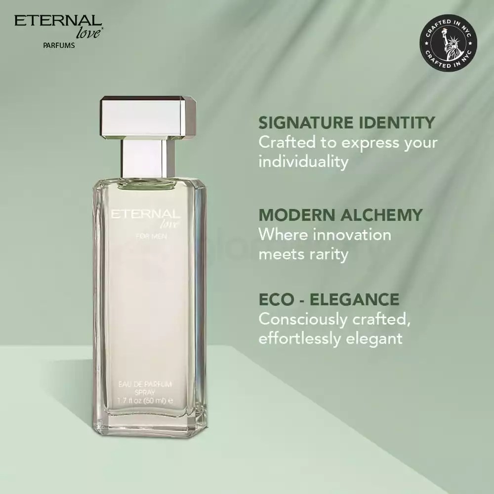 Eternal Love Eau De Perfume Spray For Men-50ml thumbnail 3