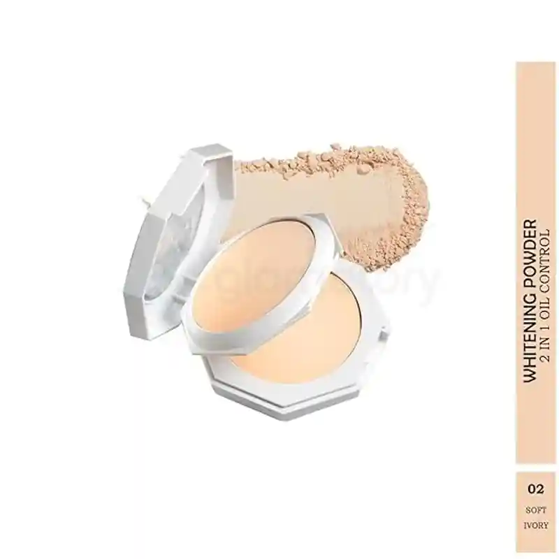 Maliao Prime and Fine Whitening Powder Compact-Shade 02