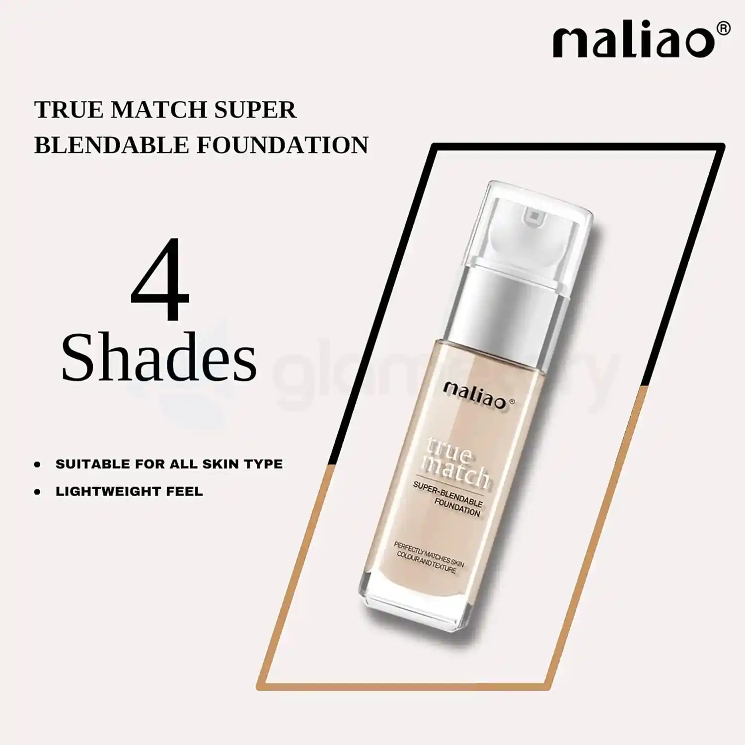 Maliao Truth Match Super Blendable Foundation 04-30ml thumbnail 3