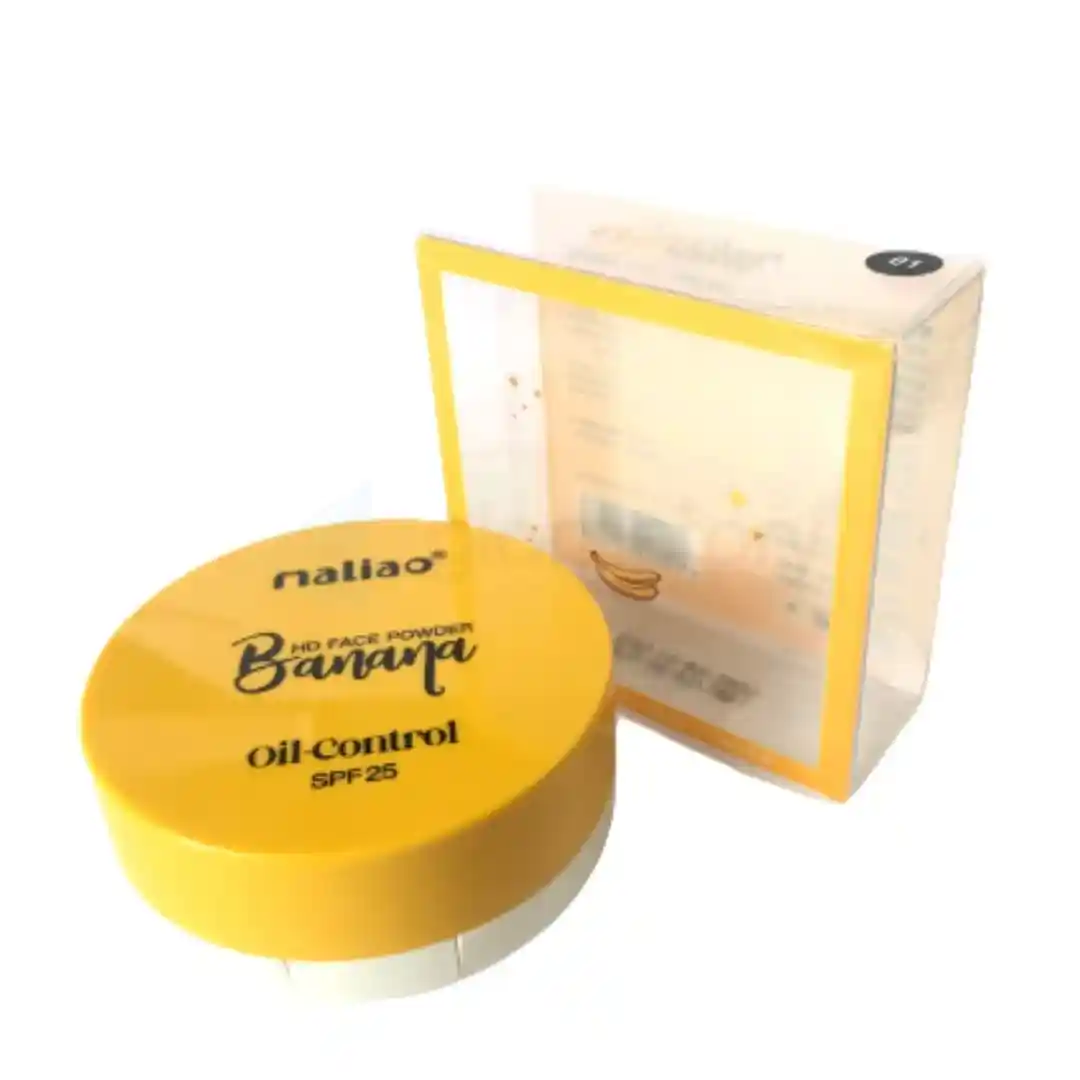 Maliao Banana HD 2 IN 1 Oil-Control Face Powder Shade 01 thumbnail 4