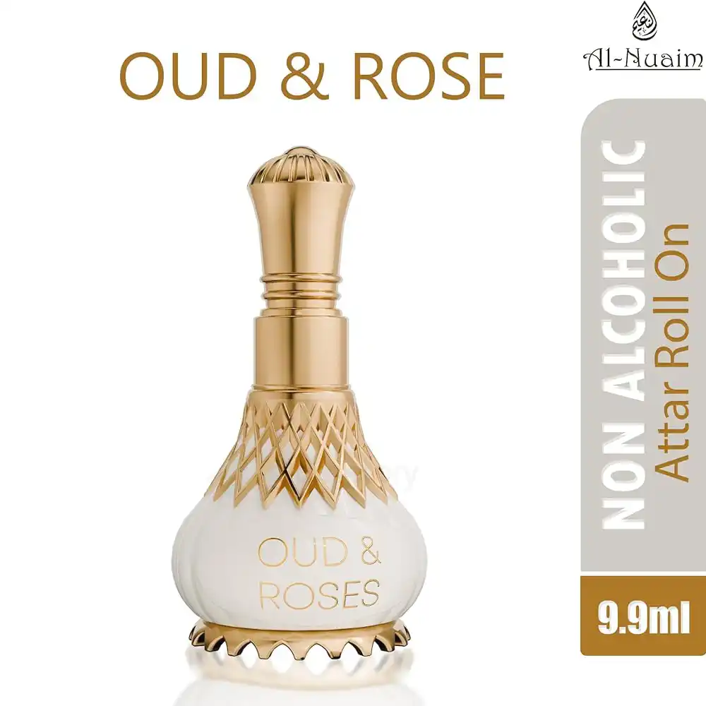 Al-Nuaim Oud & Roses Roll On Attar-9.9ml
