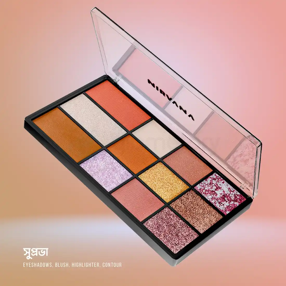 Nirvana Color Eye & Face Palette-27g Suprobha thumbnail 3