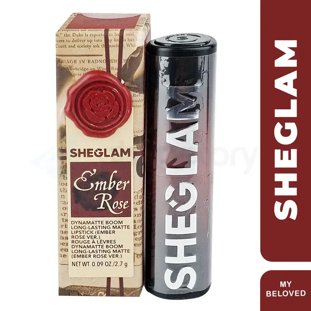 SHEGLAM Dynamatte Boom Matte Lipstick Ember Rose Ver-My Beloved thumbnail 3
