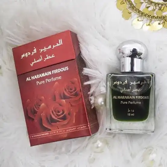 Al Haramain Firdous Pure Perfume Attar-15ml thumbnail 4