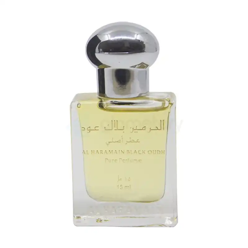 Al Haramain Black Oudh Pure Perfume Attar-15ml thumbnail 3
