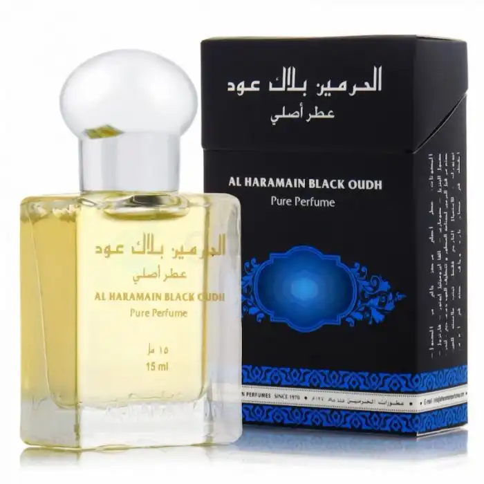 Al Haramain Black Oudh Pure Perfume Attar-15ml thumbnail 5