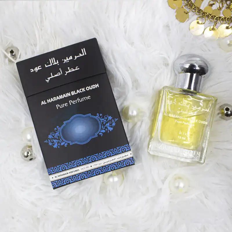 Al Haramain Black Oudh Pure Perfume Attar-15ml thumbnail 6