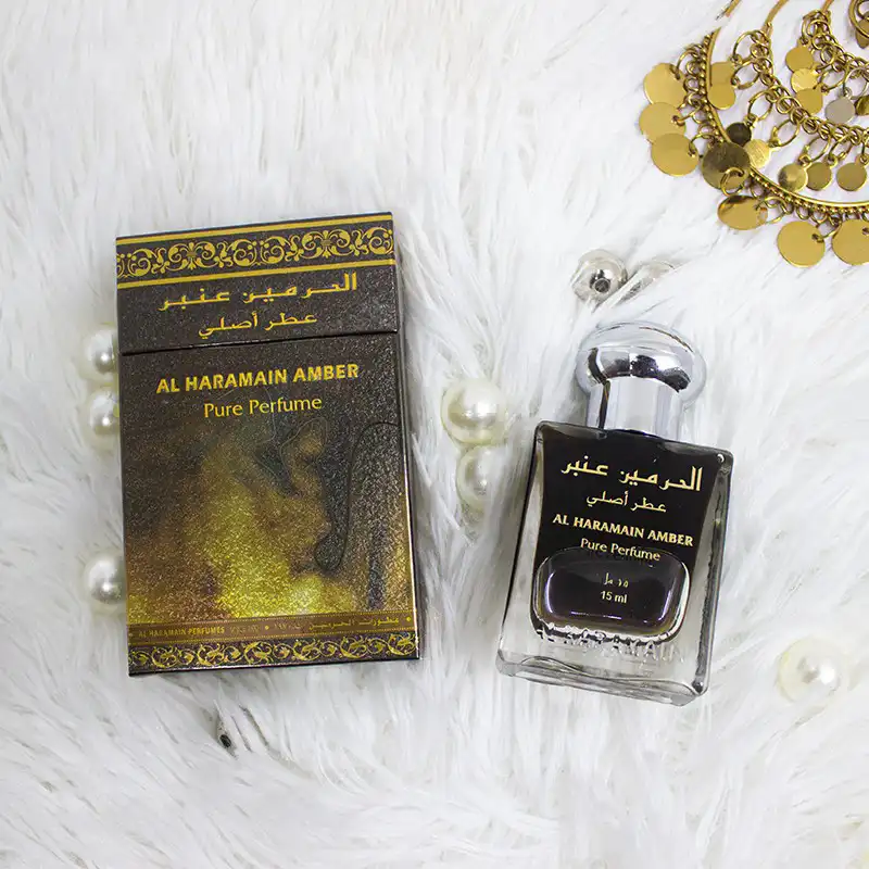 Al Haramain Amber Pure Perfume Attar-15ml thumbnail 4