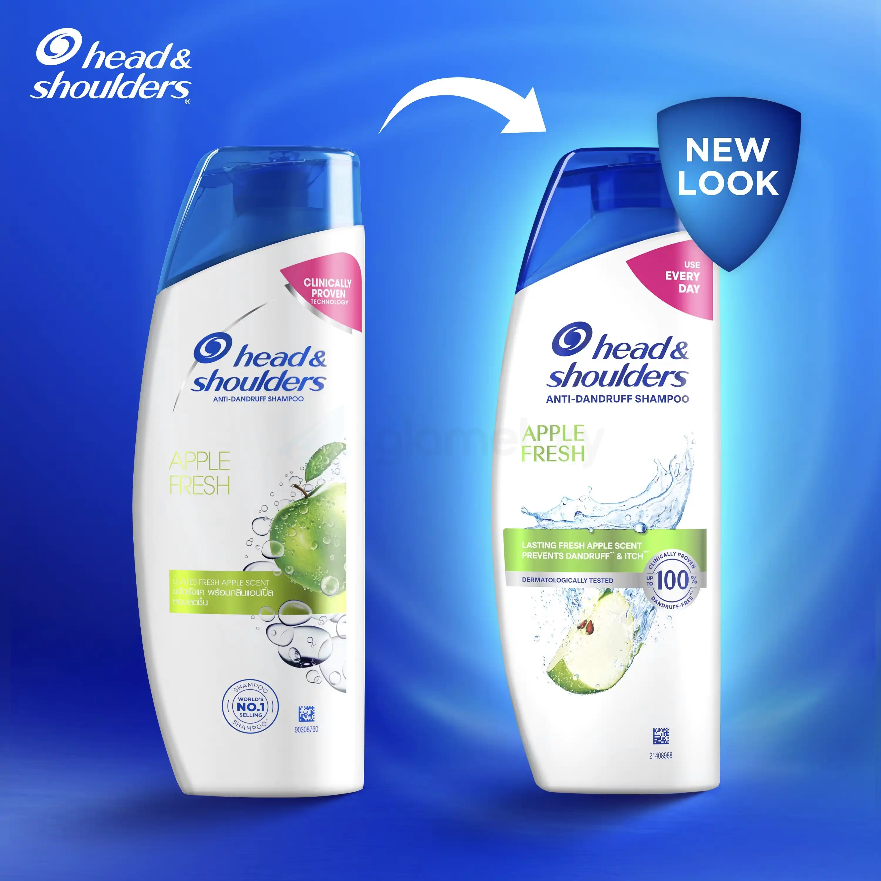 Head & Shoulders Anti Dandruff Shampoo Apple Fresh-370ml thumbnail 3