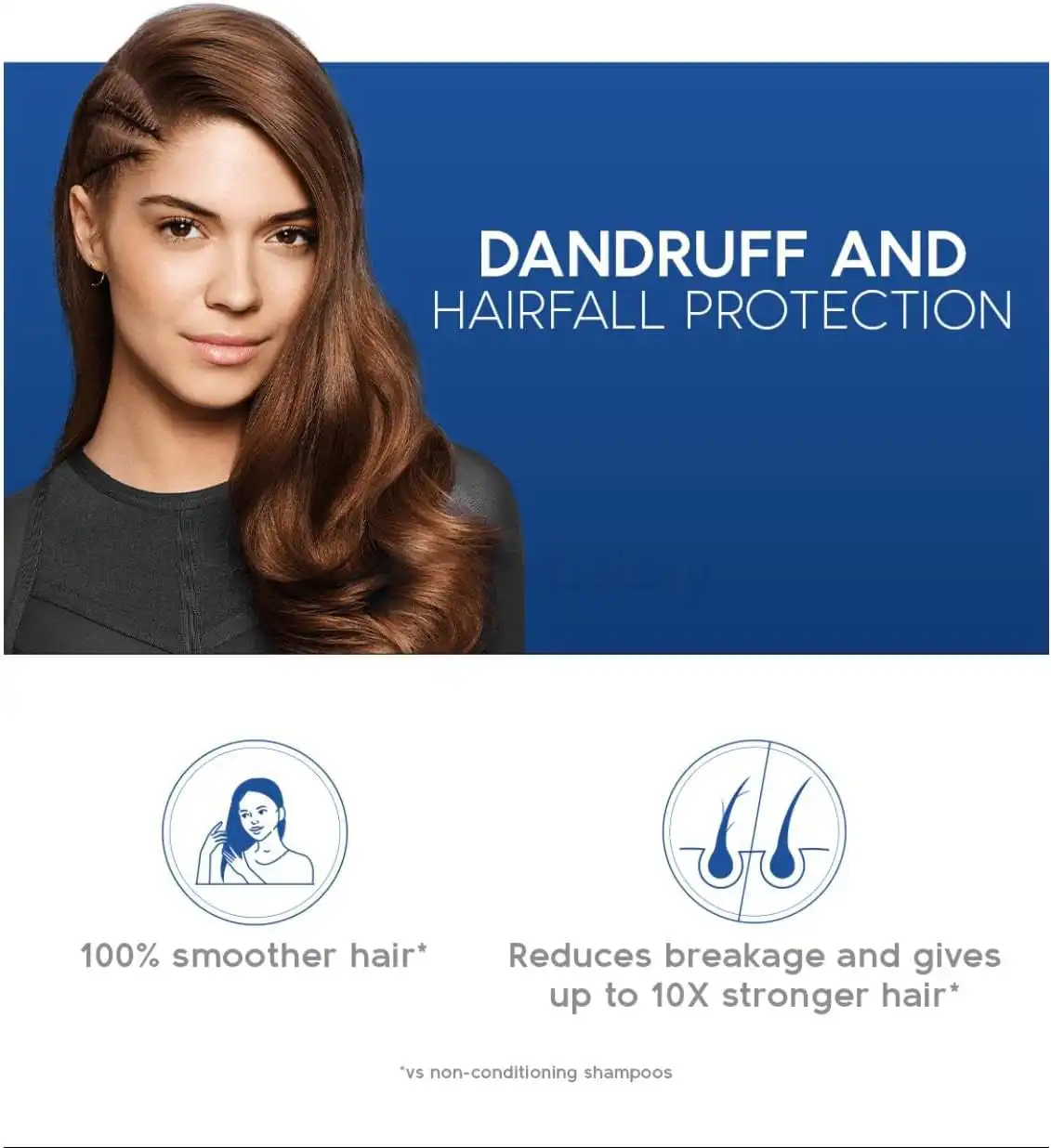 Head & Shoulder 2 In 1 Anti Dandruff Shampoo+Conditioner Anti-Hairfall-650ml thumbnail 3