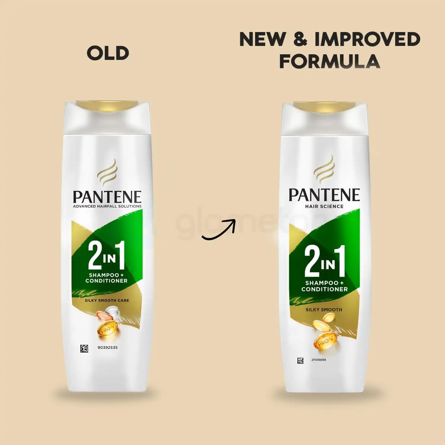 Pantene 2 In 1 Silky Smooth Care Shampoo+Conditioner-180ml thumbnail 3