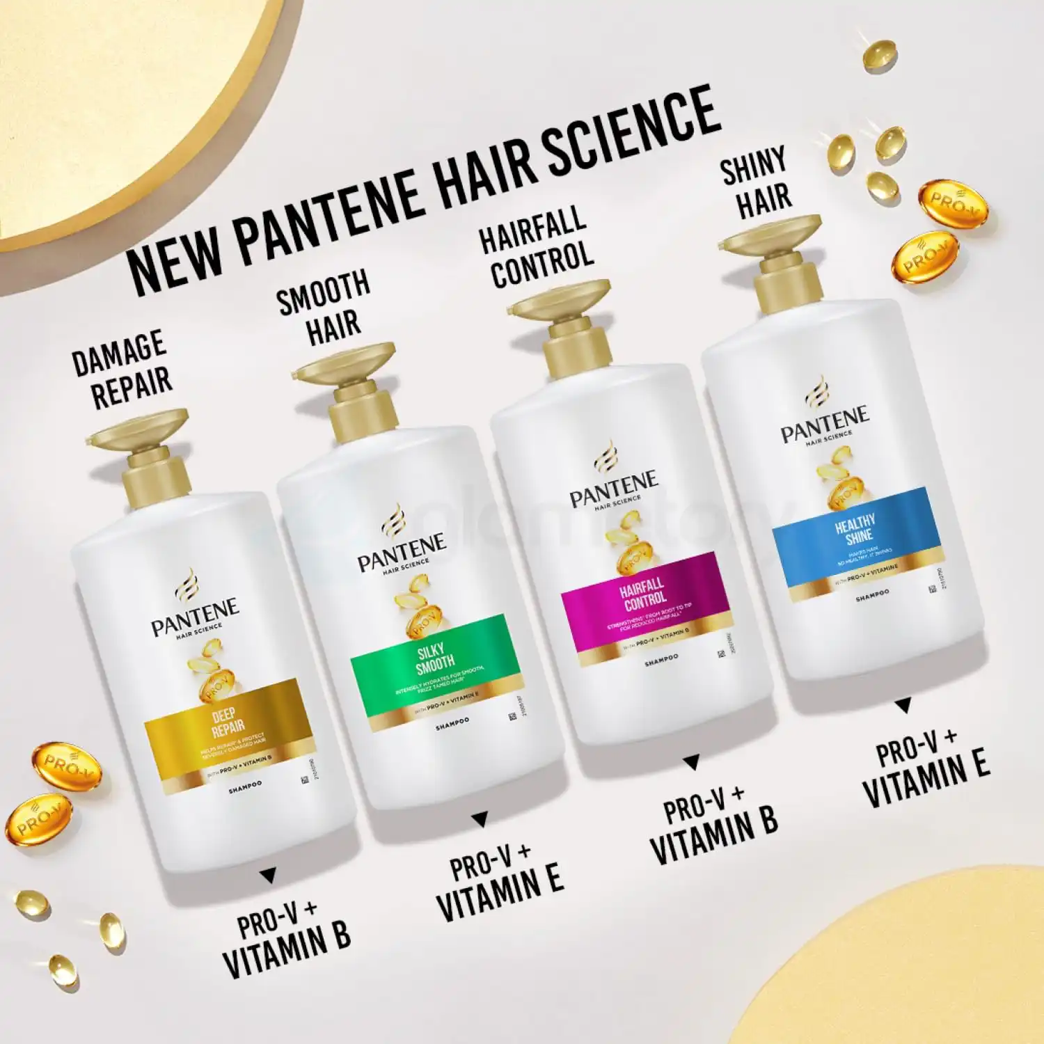 Pantene Hair Science Silky Smooth Shampoo-1000ml thumbnail 9