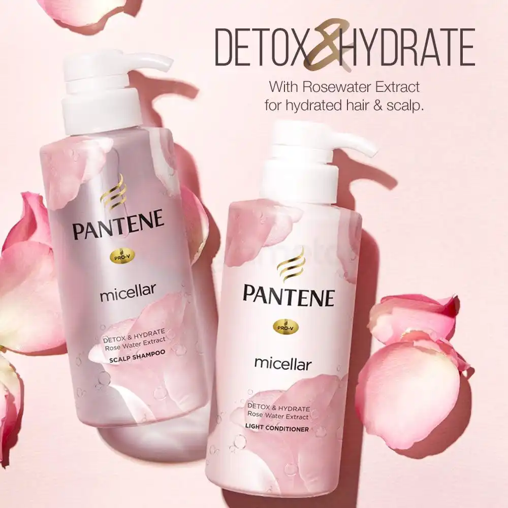 Pantene Micellar Detox & Hydrate Shampoo-530ml thumbnail 4