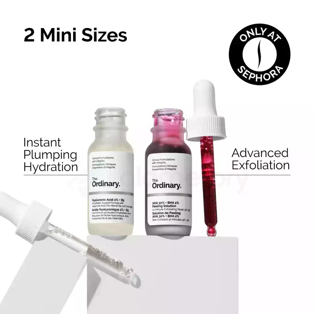 The Ordinary The Resurface & Hydrate Set AHA 30% + BHA 2% & Hyaluronic Acid 2% + B5 thumbnail 5