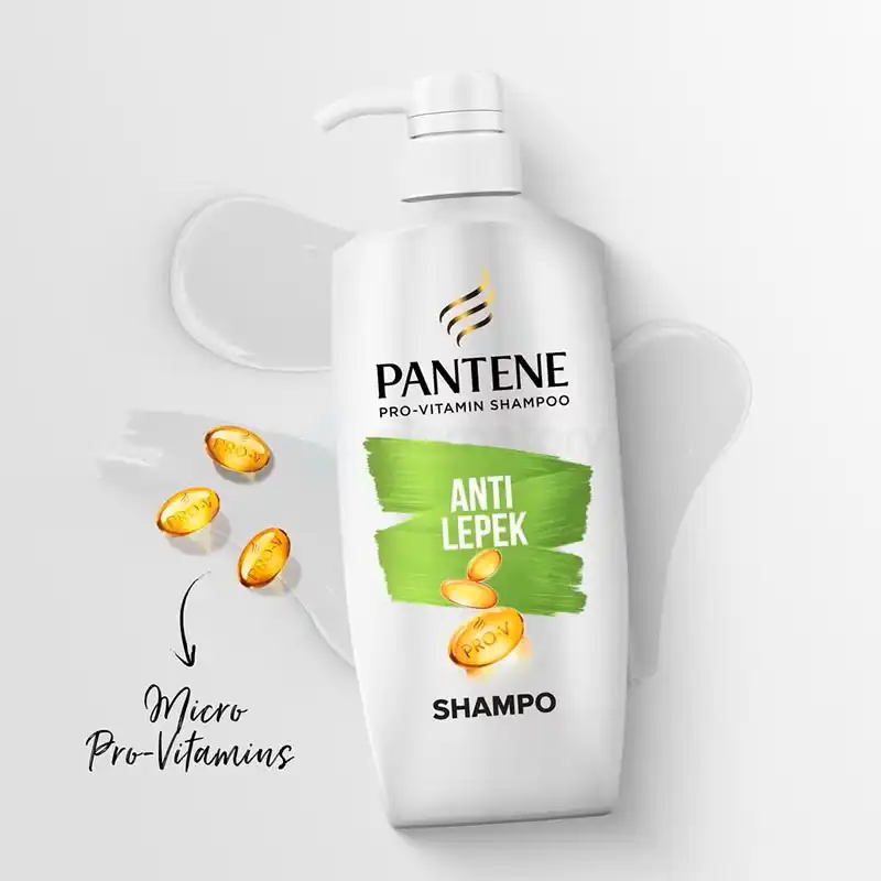 Pantene Pro Vitamin Anti Lepek Shampoo-480ml thumbnail 4