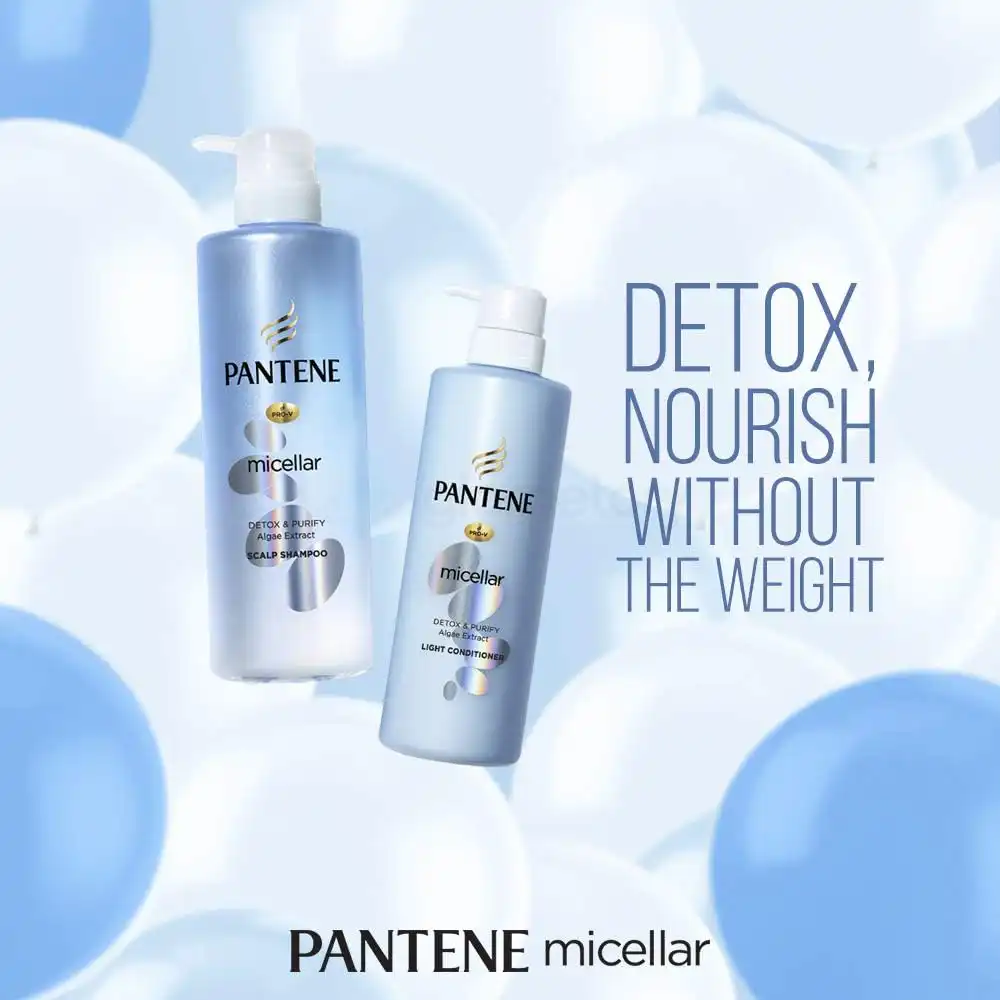 Pantene Pro-V Micellar Detox & Purify Light Conditioner-530ml thumbnail 4