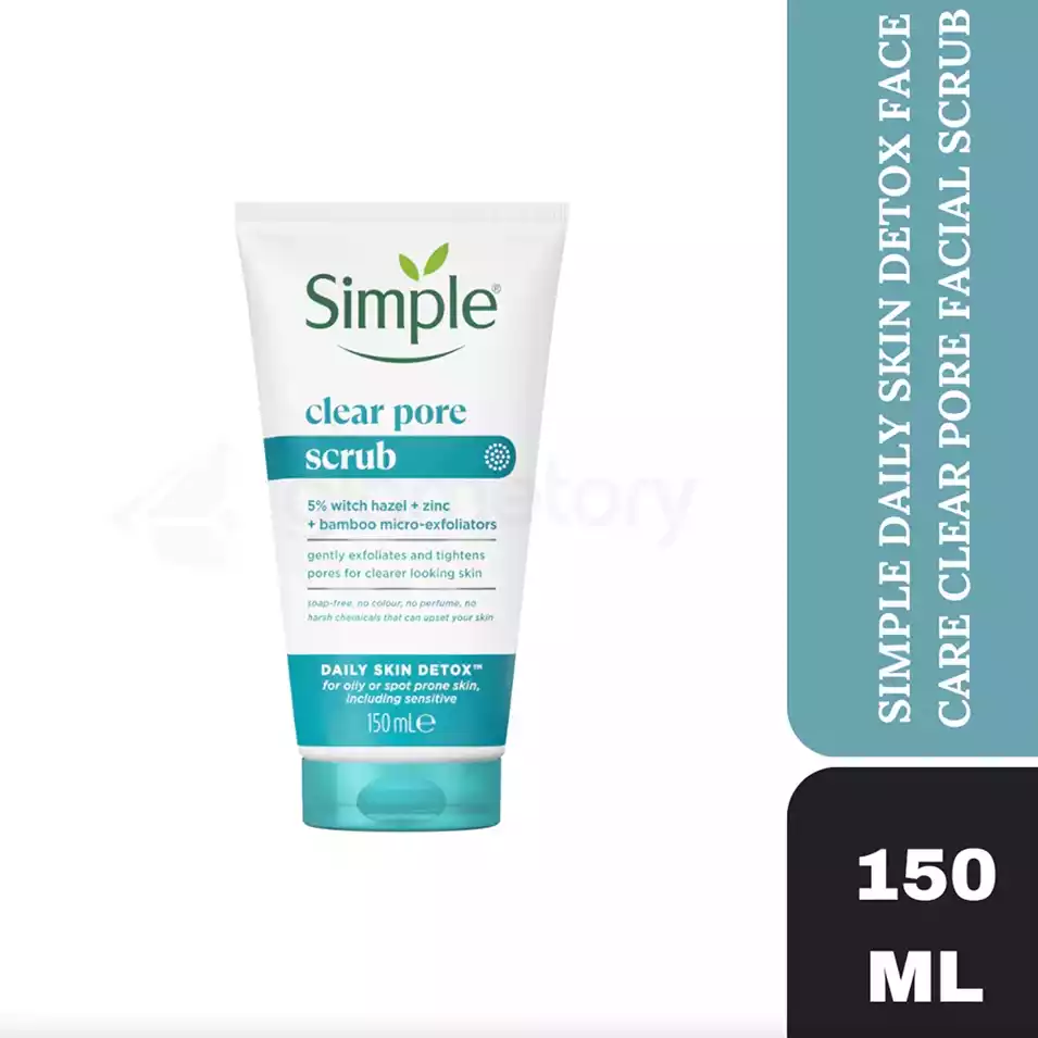 Simple Clear Pore Scrub Daily Skin Detox-150ml