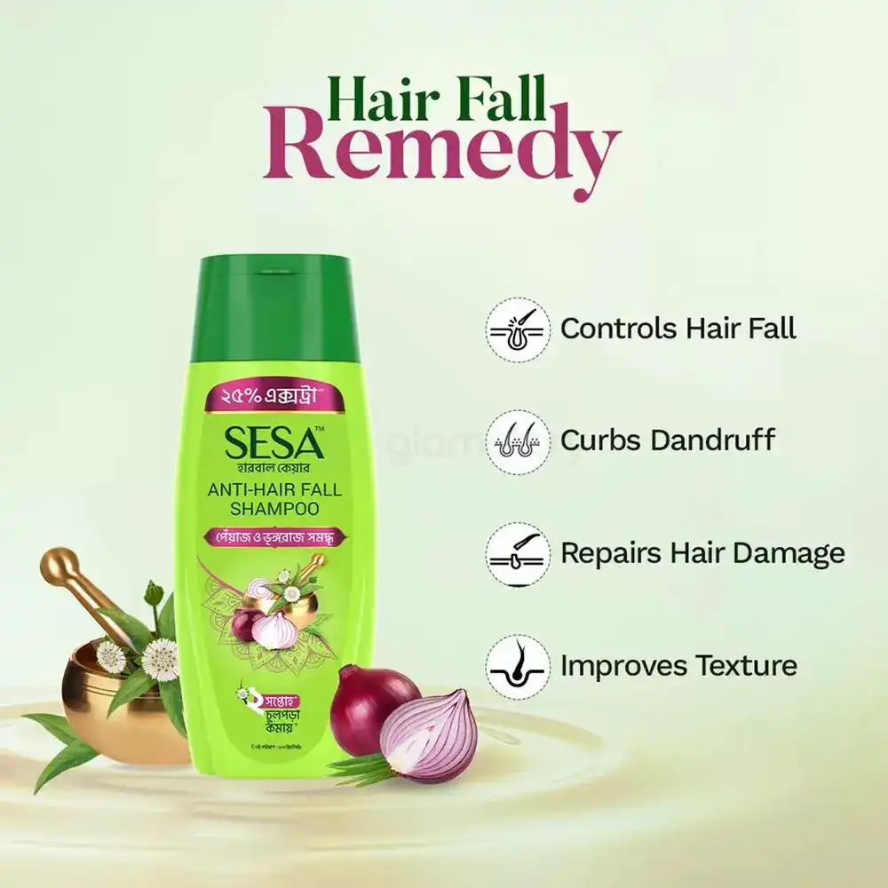 Sesa Herbal Care Anti-Hair Fall Shampoo-100ml thumbnail 4
