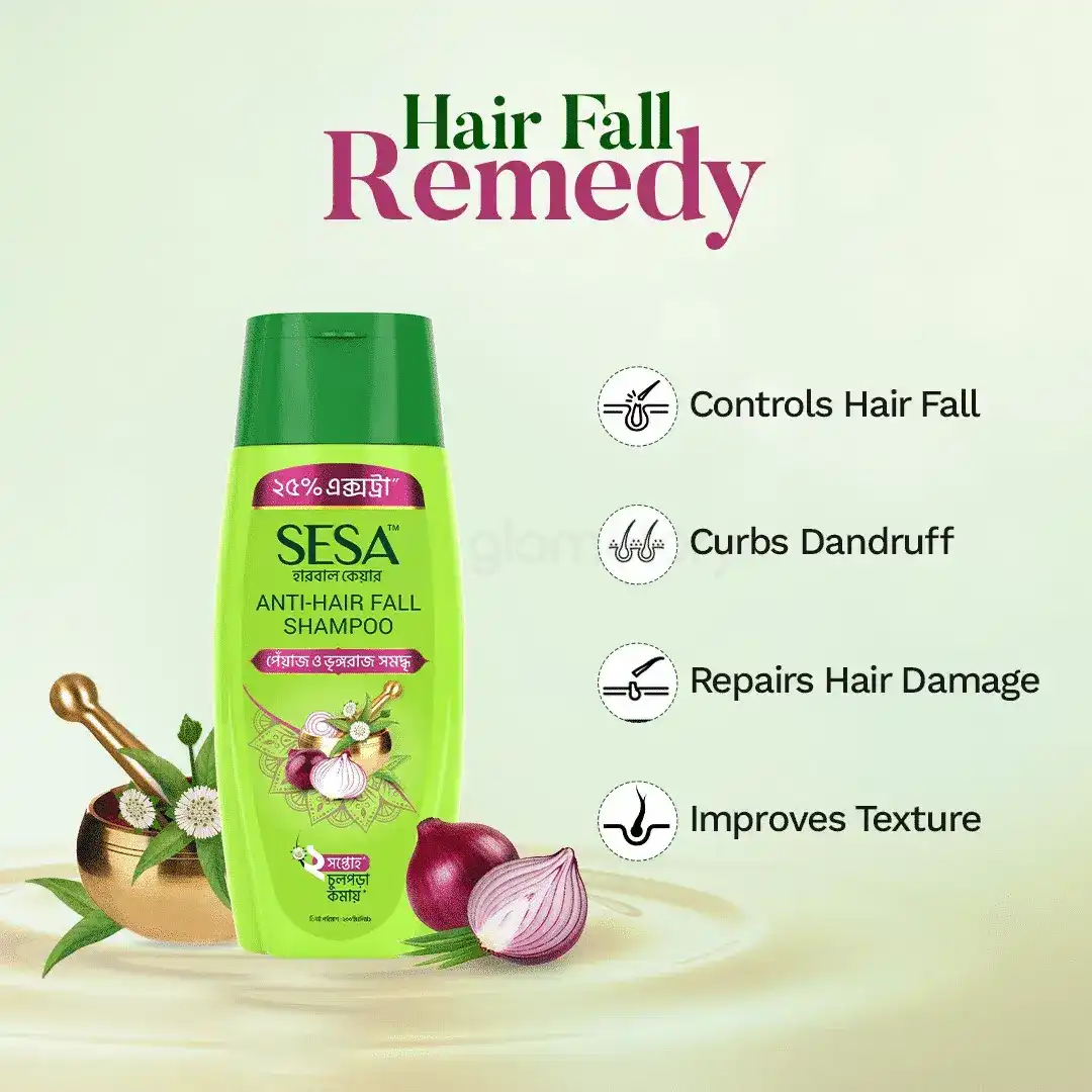 Sesa Herbal Care Anti-Hair Fall Shampoo-350ml thumbnail 4