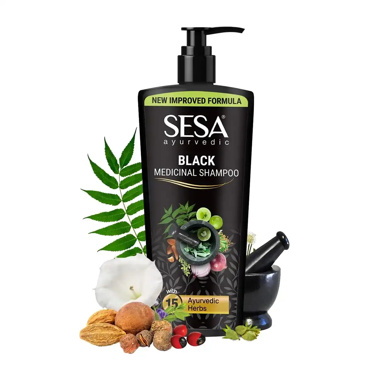 Sesa Black Silk & Shine Herbal Shampoo-500ml thumbnail 4