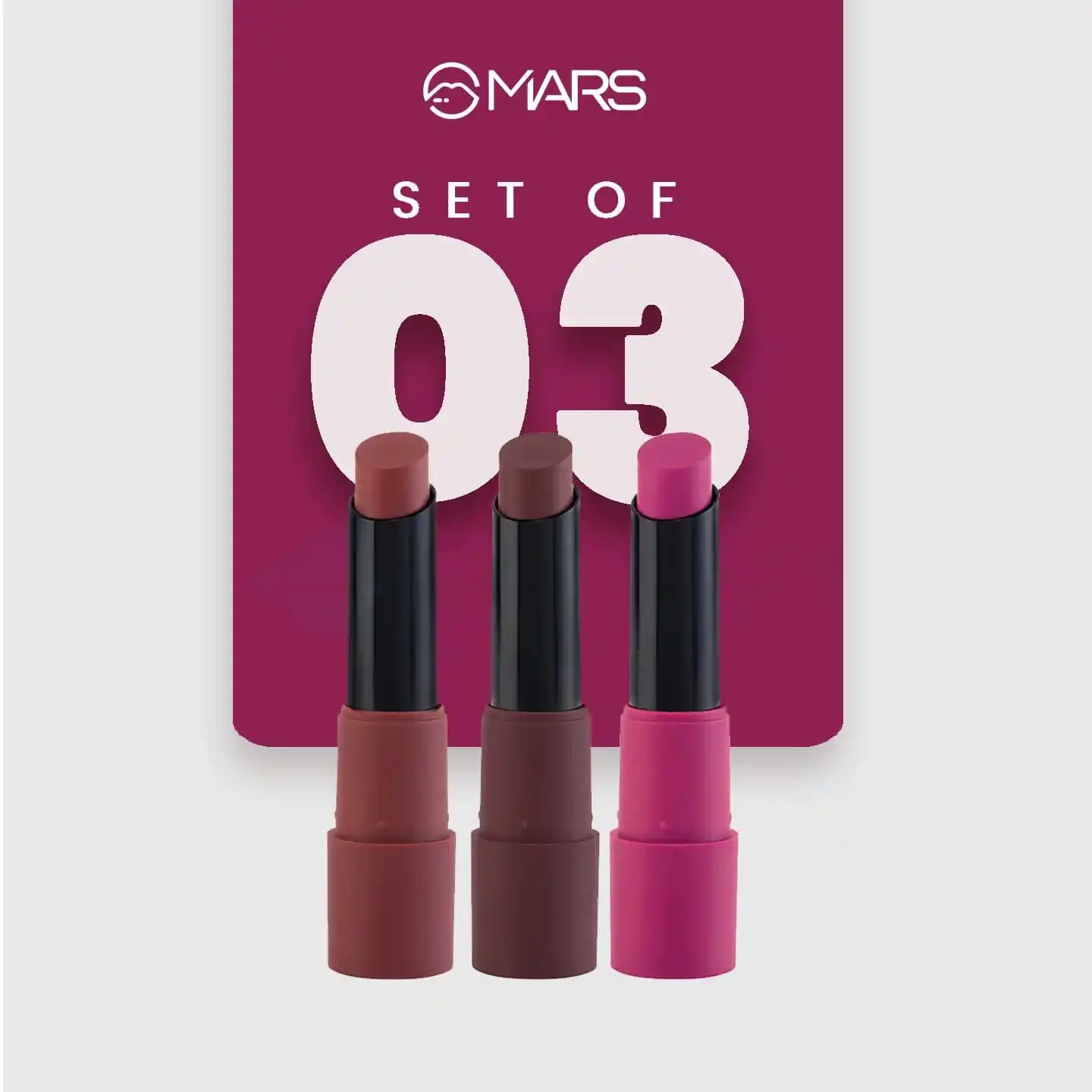 MARS 3 Matte Box Lipsticks Set-06 All Rounder thumbnail 5