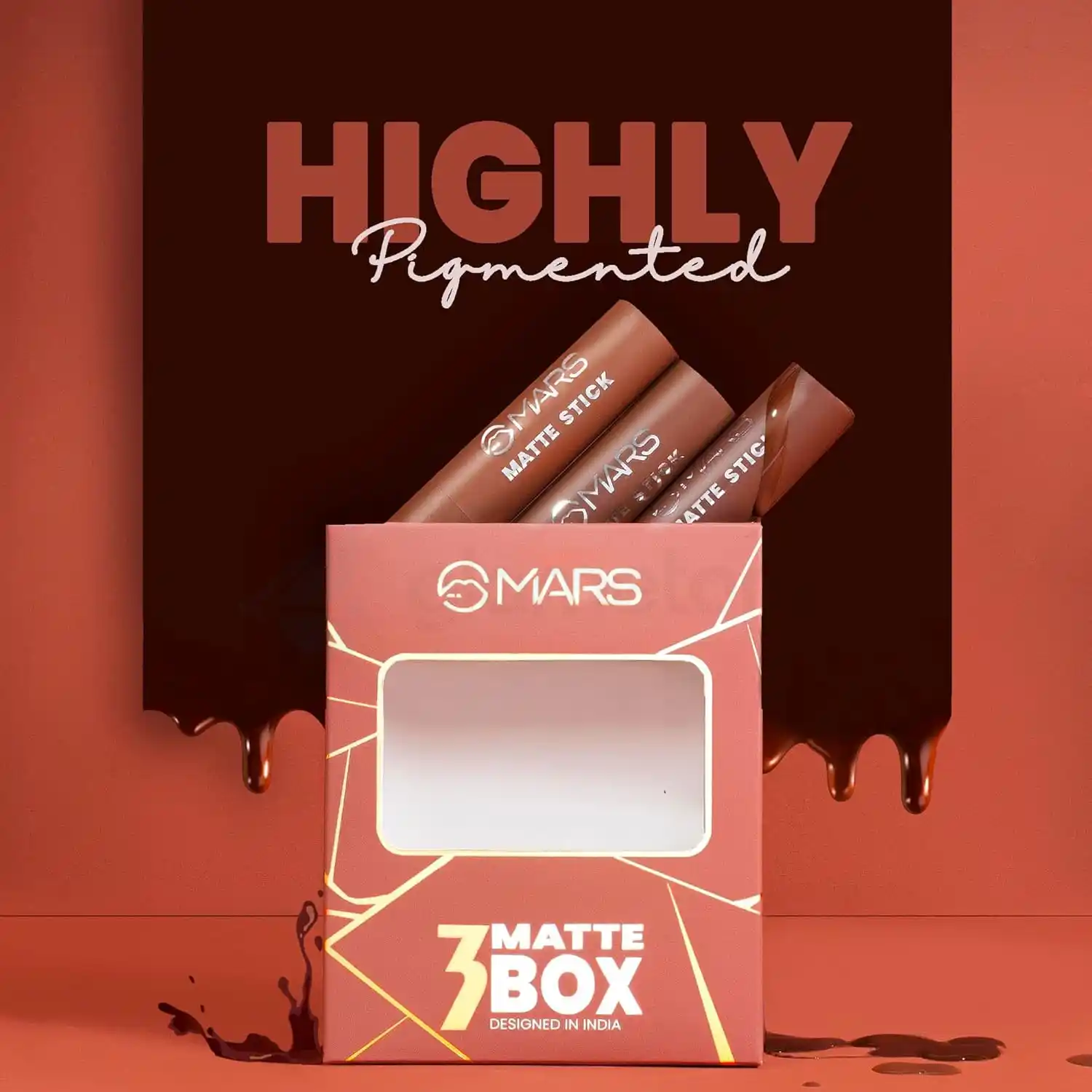MARS 3 Matte Box Lipsticks Set-06 All Rounder thumbnail 7