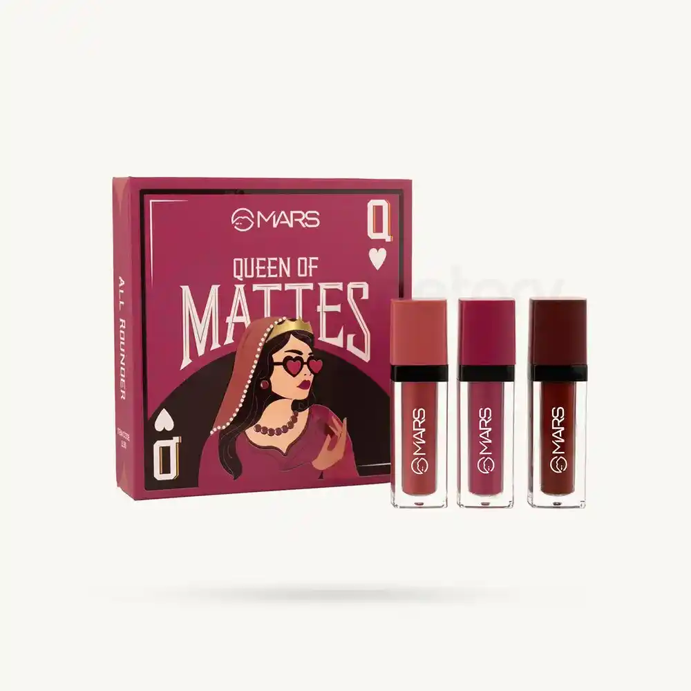 Mars Queen of Mattes Liquid Lipsticks Set-06 All Rounder