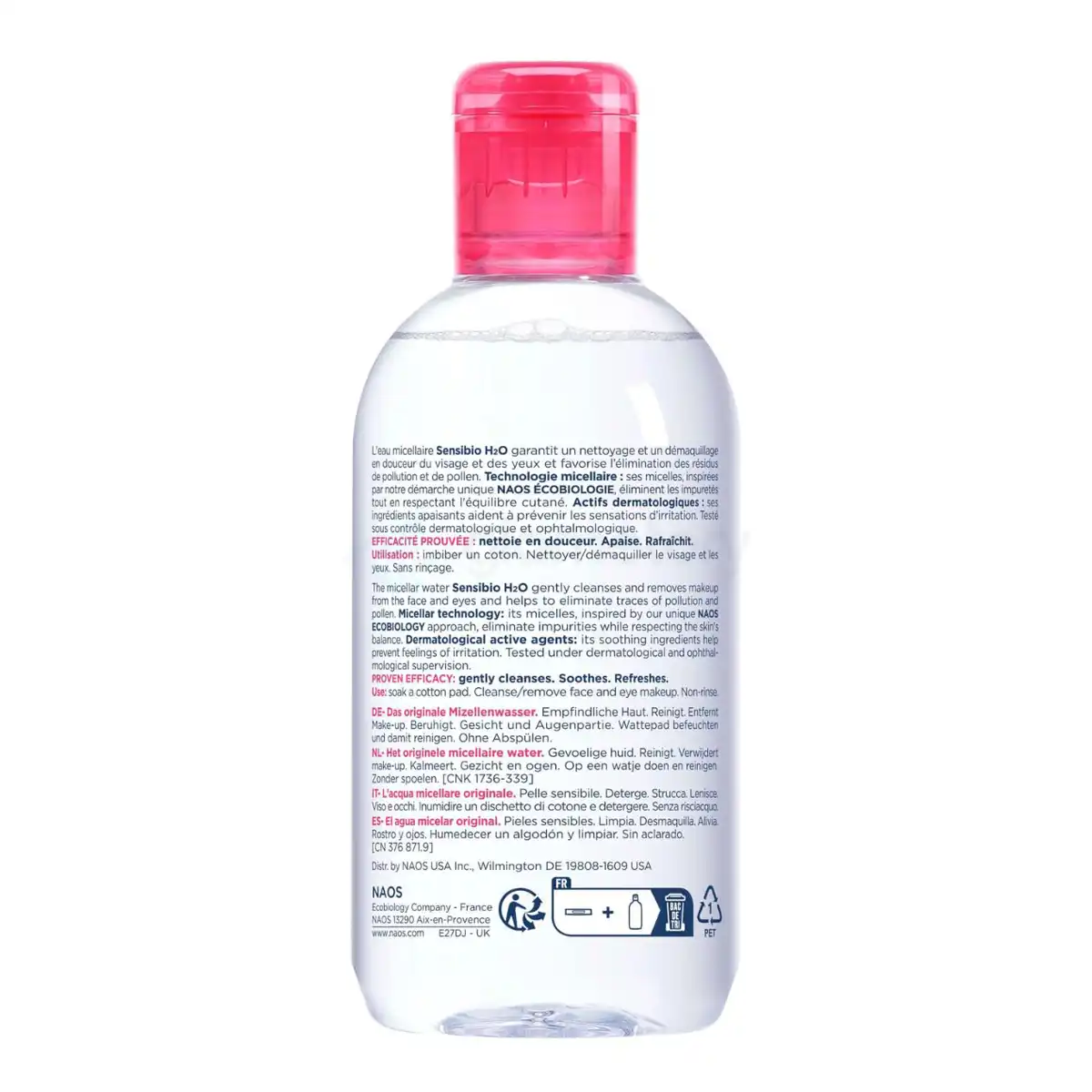 Bioderma Sensibio H2O Make-Up Removing Micelle Solution-250ml