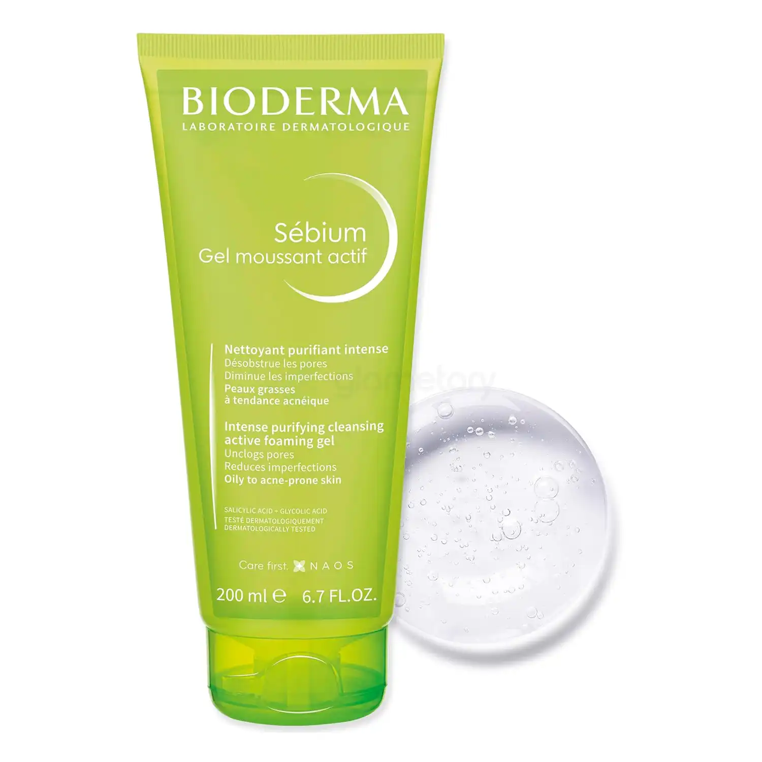Bioderma Sébium Gel Moussant Actif Cleansing Gel-200ml thumbnail 3