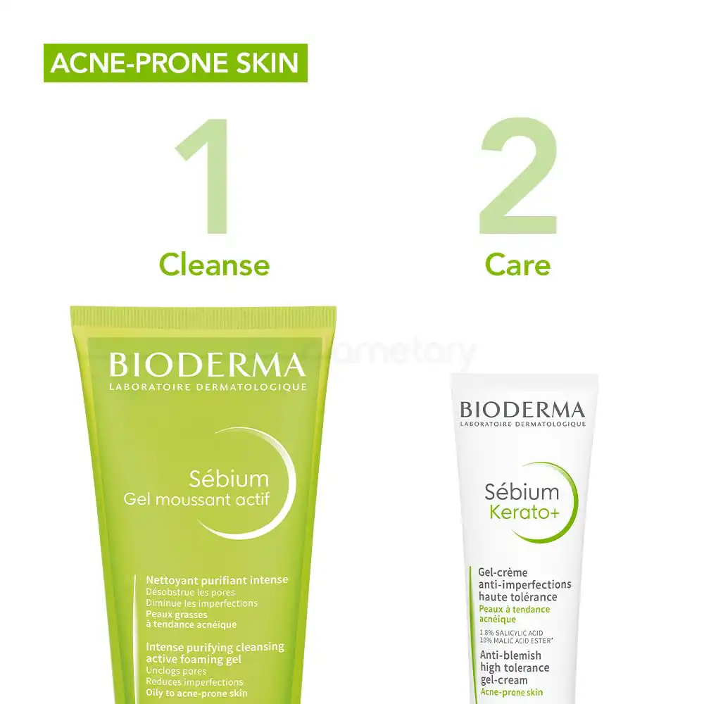 Bioderma Sébium Gel Moussant Actif Cleansing Gel-200ml thumbnail 5