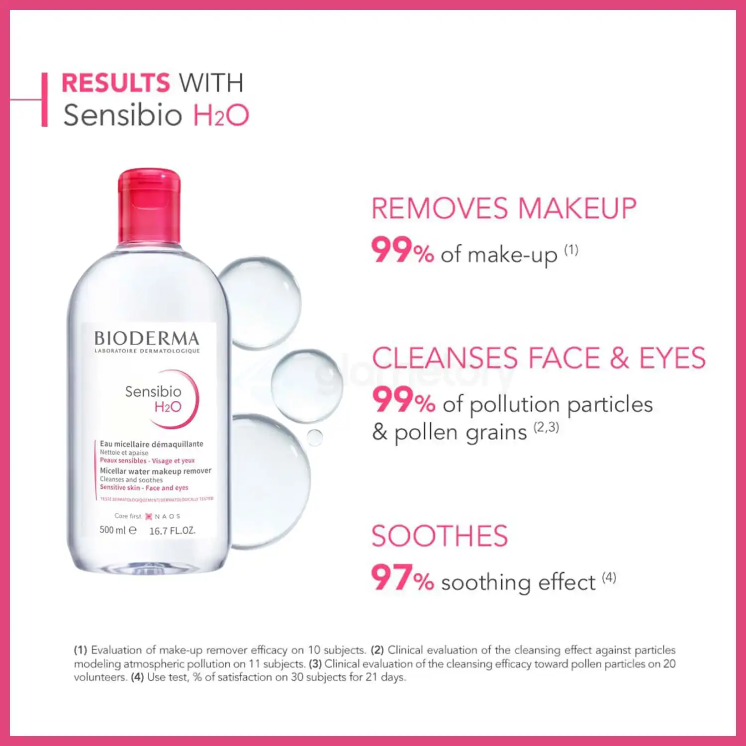 Bioderma Sensibio H2O Micellar Water Makeup Remover-500ml