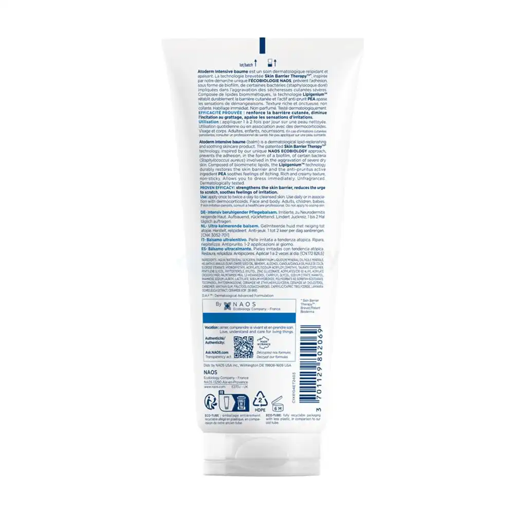 Bioderma Atoderm Intensive Baume Ultra Soothing Balm-200ml