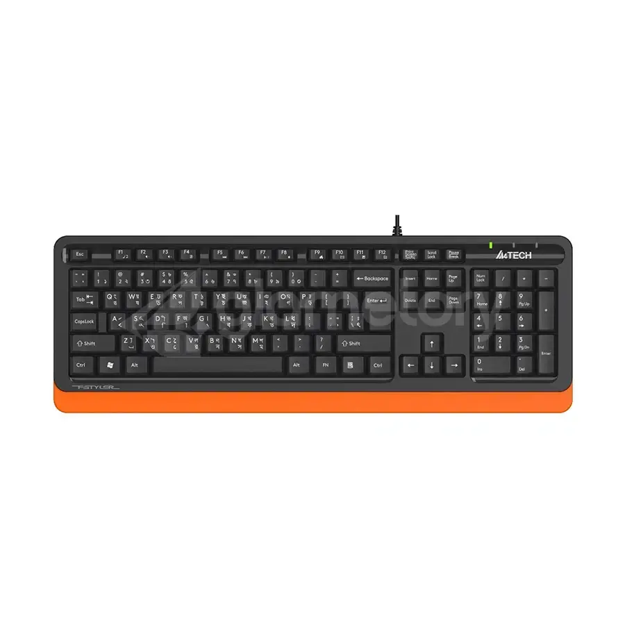 A4TECH FK10 Fstyler Wired Multimedia Keyboard with Bangla thumbnail 3